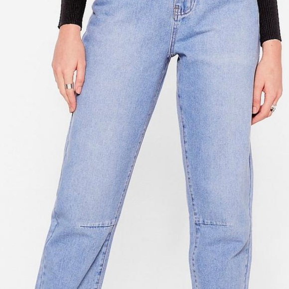 Light wash tapered mom jeans - Picture 4 of 4